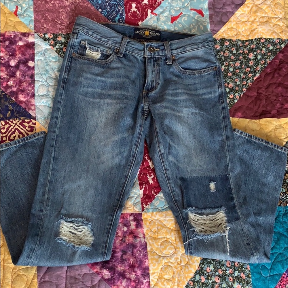 EUC lucky brand sienna slim boyfriend